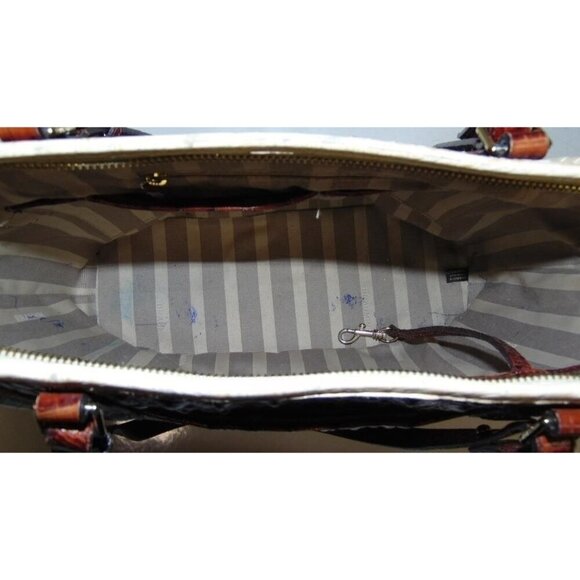 Brahmin Asher Pecan Soriano Tote Handbag Sunglow Melbourne accents - Picture 3 of 4